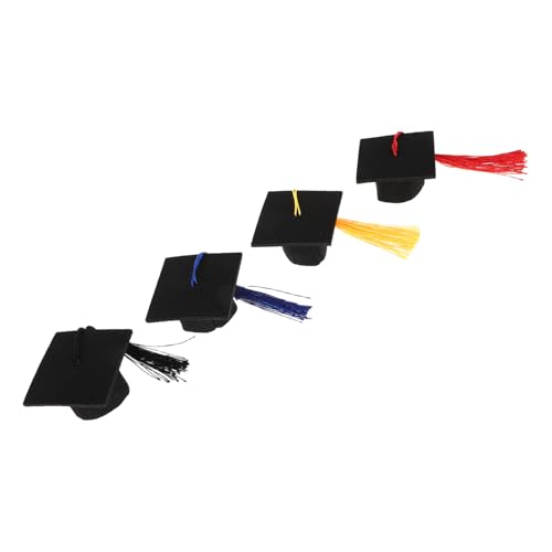VICASKY 4pcs Mini -abschlusskappen Mit Quasten Niedliche Abschlusspuppen -kleiderzubehör Ideal Für Graduierungsparty - Und DIY -haarnadelzubereitungen VICASKY 4pcs Mini -abschlusskappen Mit Quasten Niedliche Abschlusspuppen -kleiderzubehör Ideal Für Graduierungsparty - Und DIY -haarnadelzubereitungen von VICASKY