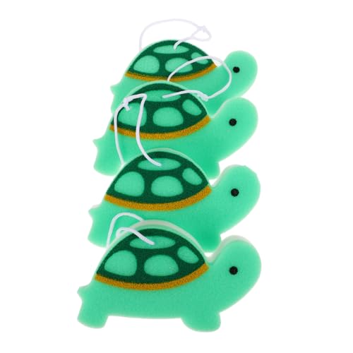 VICASKY 4pcs Schildkrötenform Badische Schwamm Für Kinder Sanfte Körper Schrubben Kreativ Und Lustig Bad Spielzeug Tiefes Reinigen Peeling Peeling Schwämme von VICASKY