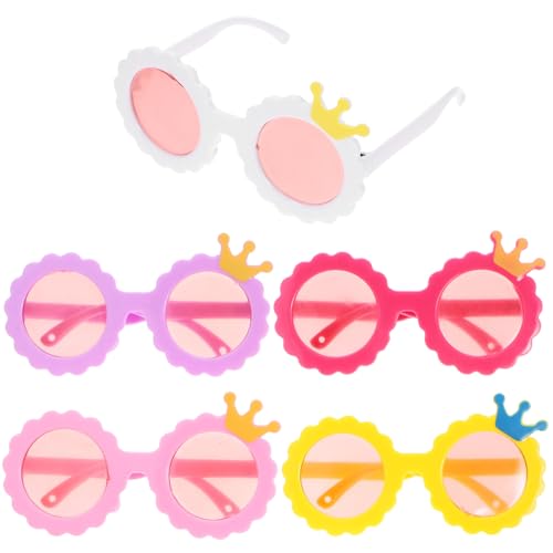 VICASKY 5 Paare Puppenbrille Kleine Puppensonnenbrille Puppe Puppen-Foto-Requisiten Puppenzubehör Entzückende Mini- Brille Für Puppe Mini-brillenmodelle Plastik VICASKY 5 Paare Puppenbrille Kleine Puppensonnenbrille Puppe Puppen-Foto-Requisiten Puppenzubehör Entzückende Mini- Brille Für Puppe Mini-brillenmodelle Plastik von VICASKY
