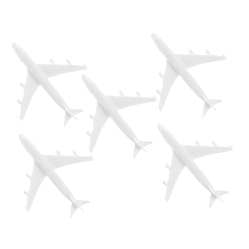 VICASKY 5 STK Modellbaumaterialien modellflugzeuge Flugzeugförmiges Raumdekoration Sandkasten-Miniaturen Desktop-Flugzeug-Ornament Büroflugzeugdekor Wohnaccessoires Plastik Weiß VICASKY 5 STK Modellbaumaterialien modellflugzeuge Flugzeugförmiges Raumdekoration Sandkasten-Miniaturen Desktop-Flugzeug-Ornament Büroflugzeugdekor Wohnaccessoires Plastik Weiß von VICASKY