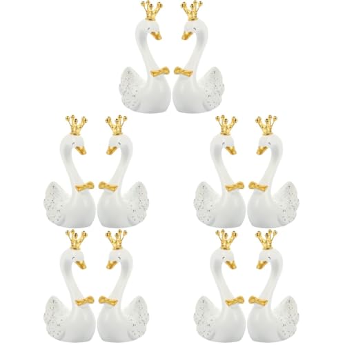 VICASKY 5 Sätze Schwan-ornamente Bescherung Weihnachten Weinachts Weihachtsgeschenk Schweinchen Zinn Dessert-topper Schwanenstatue Kuchen Mittelstücke Harz Weiß 2 Stück * 5 VICASKY 5 Sätze Schwan-ornamente Bescherung Weihnachten Weinachts Weihachtsgeschenk Schweinchen Zinn Dessert-topper Schwanenstatue Kuchen Mittelstücke Harz Weiß 2 Stück * 5 von VICASKY