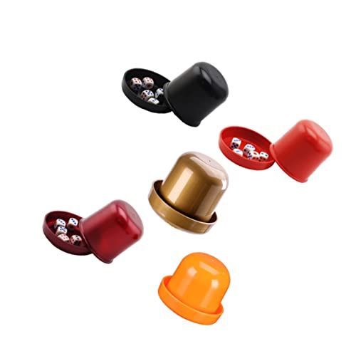 VICASKY 5 Sätze Würfel Würfelbecher Tasse Würfel Würfelbecher-Spiel Farbwürfelbecher Würfelspiel Plastikwürfel Tasse Würfeltablett Bar Würfelbecher Spiel Würfel Würfelhalter VICASKY 5 Sätze Würfel Würfelbecher Tasse Würfel Würfelbecher-Spiel Farbwürfelbecher Würfelspiel Plastikwürfel Tasse Würfeltablett Bar Würfelbecher Spiel Würfel Würfelhalter von VICASKY