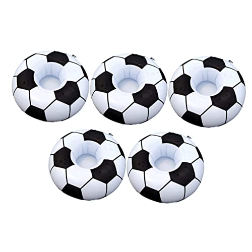 VICASKY 5 Stück Aufblasbarer Getränkehalter Strand Aufblasbare Untersetzer Inhaber Untersetzer Für Getränke Fußball-untersetzer Erwachsene Floats Trinken Groß Dekorationen Wiederverwendbar VICASKY 5 Stück Aufblasbarer Getränkehalter Strand Aufblasbare Untersetzer Inhaber Untersetzer Für Getränke Fußball-untersetzer Erwachsene Floats Trinken Groß Dekorationen Wiederverwendbar von VICASKY