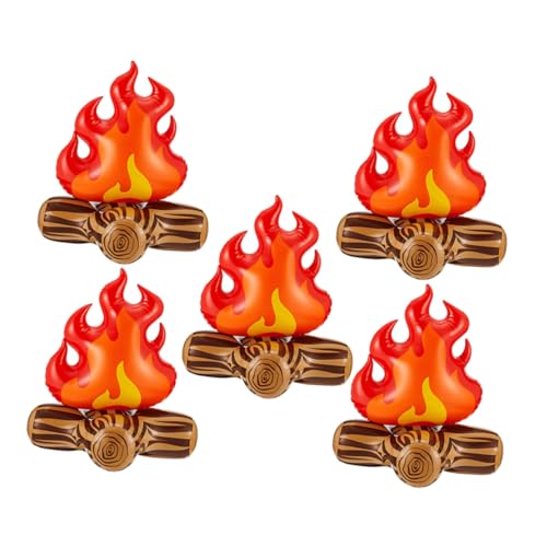 VICASKY 5 Stück Aufblasbares falsches gefälschte Faux -Protokolle für Dekoration falsche Feuerflamme Aufblasbares -Dekorationspielzeug Feuer falsch PVC VICASKY 5 Stück Aufblasbares falsches gefälschte Faux -Protokolle für Dekoration falsche Feuerflamme Aufblasbares -Dekorationspielzeug Feuer falsch PVC von VICASKY