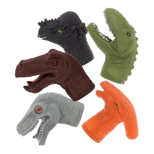 VICASKY 5 Stück Finger Dinosaurier Handpuppen Teiliges Tier Fingerpuppen für Kreatives und Unterhaltsames Lernspielzeug für Jungen und Rollenspiele und Geschichtenerzählen VICASKY 5 Stück Finger Dinosaurier Handpuppen Teiliges Tier Fingerpuppen für Kreatives und Unterhaltsames Lernspielzeug für Jungen und Rollenspiele und Geschichtenerzählen von VICASKY
