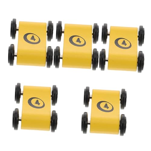 VICASKY 5 Stück Hölzerne Rückenlastwagenspielzeug Miniatur-Rennbahn- Auto-Abenteuerspielzeug Rennwagen für Holzautobahn Frühe Lernspielzeug Yellow VICASKY 5 Stück Hölzerne Rückenlastwagenspielzeug Miniatur-Rennbahn- Auto-Abenteuerspielzeug Rennwagen für Holzautobahn Frühe Lernspielzeug Yellow von VICASKY