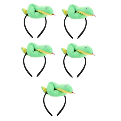 VICASKY 5 Stück Kuscheliges Schlangen Stirnband Plüsch Haarschmuck Weiches Halloween Cosplay Zubehör für Erwachsene und Festlicher Kostüm Kopfschmuck Jahr der Schlange Dekoration VICASKY 5 Stück Kuscheliges Schlangen Stirnband Plüsch Haarschmuck Weiches Halloween Cosplay Zubehör für Erwachsene und Festlicher Kostüm Kopfschmuck Jahr der Schlange Dekoration von VICASKY