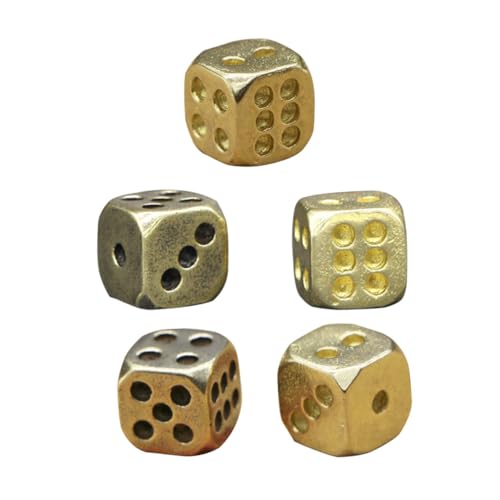 VICASKY 5 Stück Messingwürfel Handwerk Würfel-Stütze Party würfel würfel kleine Würfelstütze Würfelspiel-Requisite winzige Würfel Mini-Würfel Piratenwürfel reines Kupfer Zufällige Farbe VICASKY 5 Stück Messingwürfel Handwerk Würfel-Stütze Party würfel würfel kleine Würfelstütze Würfelspiel-Requisite winzige Würfel Mini-Würfel Piratenwürfel reines Kupfer Zufällige Farbe von VICASKY