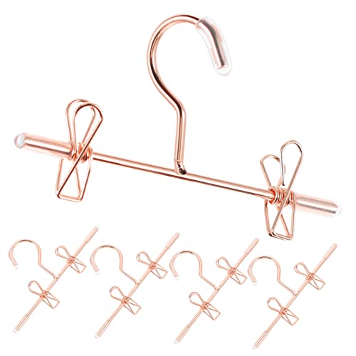 VICASKY 5 Stück Mini Puppen Kleiderbügel aus Robustem Material für Puppenschrank und Puppenhaus Zubehör Platzsparend und Leicht für Organisation von Puppenbekleidung von VICASKY
