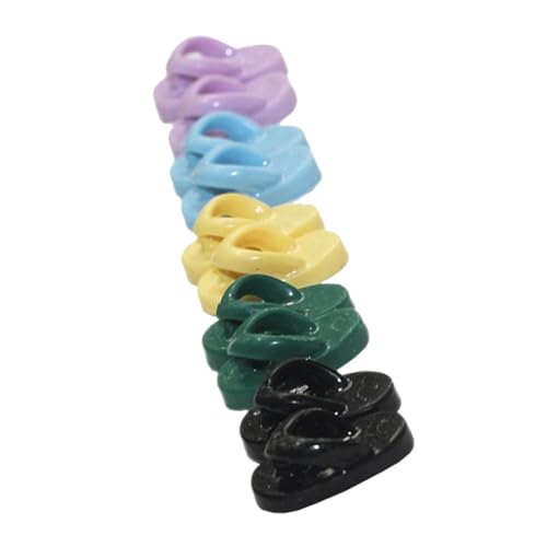 VICASKY 5 Stück Miniatur Slipper Deko Pack für Puppenhaus für Kreative Wohnaccessoires als Fotorequisiten Gestaltung von Miniaturwohnungen VICASKY 5 Stück Miniatur Slipper Deko Pack für Puppenhaus für Kreative Wohnaccessoires als Fotorequisiten Gestaltung von Miniaturwohnungen von VICASKY