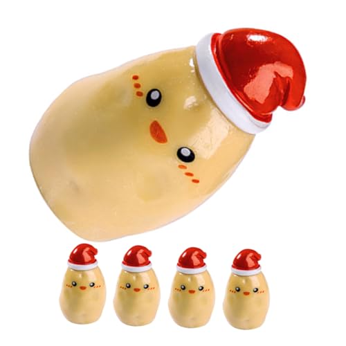 VICASKY 5stücke Teiliges Weihnachtsdekoration Aus Harz Miniatur Kartoffel-Figuren Für Festliche Tischgestaltung Kreative Ornamente Für Zuhause Und Büro Charmante Deko Für VICASKY 5stücke Teiliges Weihnachtsdekoration Aus Harz Miniatur Kartoffel-Figuren Für Festliche Tischgestaltung Kreative Ornamente Für Zuhause Und Büro Charmante Deko Für von VICASKY
