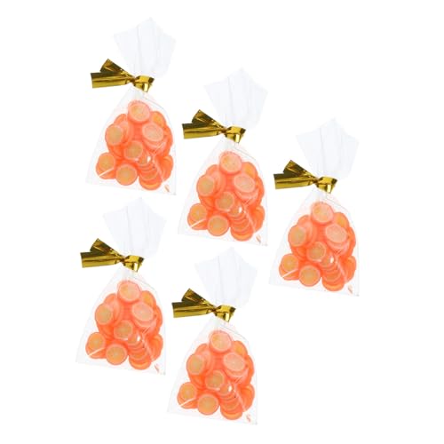 VICASKY 5 Stück Süßigkeiten Modell Beutel Tasche Miniatur-süßigkeitsspielzeug Stellen Sie Sich Vor, Sie Obstdekoration DIY-dessertspielzeug Miniatur-obstdekor Gummi Orange VICASKY 5 Stück Süßigkeiten Modell Beutel Tasche Miniatur-süßigkeitsspielzeug Stellen Sie Sich Vor, Sie Obstdekoration DIY-dessertspielzeug Miniatur-obstdekor Gummi Orange von VICASKY