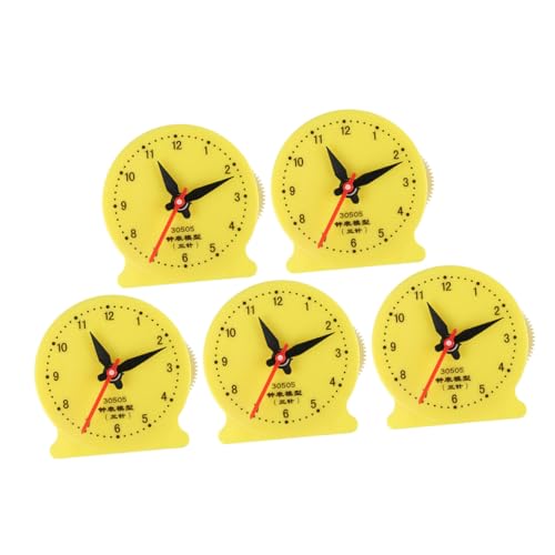 VICASKY 5 Stück Teiliges Lernuhr mit Hand Link Clock Stabiles Modell aus Pädagogisches Zeitlehre Werkzeug für Ab Jahren Klare Ziffern für Frühe Uhrzeit Lernhilfe VICASKY 5 Stück Teiliges Lernuhr mit Hand Link Clock Stabiles Modell aus Pädagogisches Zeitlehre Werkzeug für Ab Jahren Klare Ziffern für Frühe Uhrzeit Lernhilfe von VICASKY