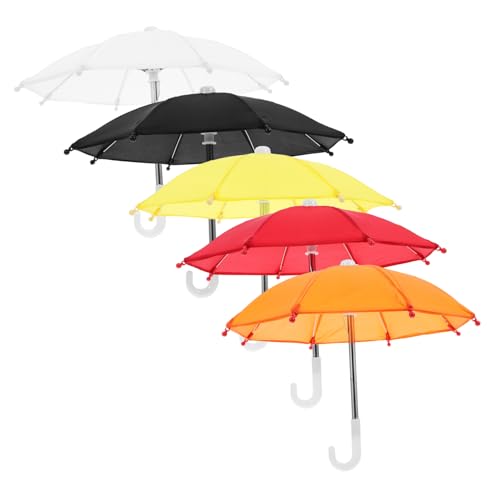 VICASKY 5 Stück Teiliges Mini Dekorations aus Bunten Kinderfreundlichen Puppen Regenschirmen aus Robustem Polyester Leicht Bedienbar mit Klappbarem Mechanismus für Heimdeko VICASKY 5 Stück Teiliges Mini Dekorations aus Bunten Kinderfreundlichen Puppen Regenschirmen aus Robustem Polyester Leicht Bedienbar mit Klappbarem Mechanismus für Heimdeko von VICASKY