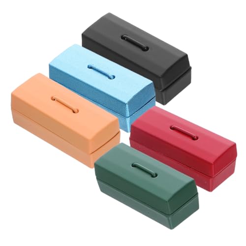 VICASKY 5 Stück Teiliges Mini Werkzeugkasten aus Langlebigem Material Kleine Aufbewahrungsbox für Puppenhaus Zubehör Realistisches Miniatur Möbelstück für Vielfältige Szenen und Sammlungen VICASKY 5 Stück Teiliges Mini Werkzeugkasten aus Langlebigem Material Kleine Aufbewahrungsbox für Puppenhaus Zubehör Realistisches Miniatur Möbelstück für Vielfältige Szenen und Sammlungen von VICASKY