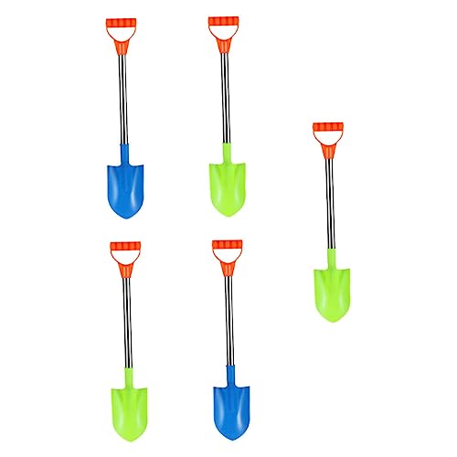 VICASKY 5 Stück Teiliges Sand Schneeschaufeln für Ergonomischem Holzgriff Leicht und Handlich als Strandspielzeug für Schneeaktivitäten Fördert Motorische Fähigkeiten und Zufällige Farbe VICASKY 5 Stück Teiliges Sand Schneeschaufeln für Ergonomischem Holzgriff Leicht und Handlich als Strandspielzeug für Schneeaktivitäten Fördert Motorische Fähigkeiten und Zufällige Farbe von VICASKY