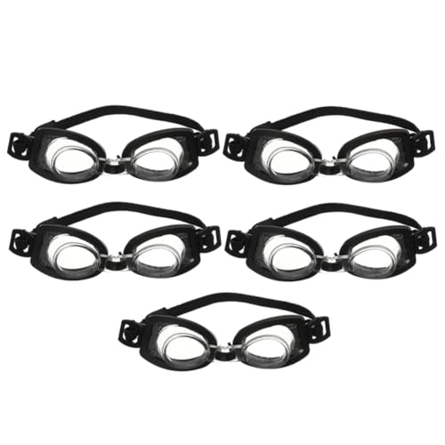 VICASKY 5 Stück Teiliges Schwimmbrillen für Puppen Leichte Robuste und Stilvolle Accessoires für Puppenkostüme und Fotoshootings für Geburtstags und Feiertagsgeschenke von VICASKY