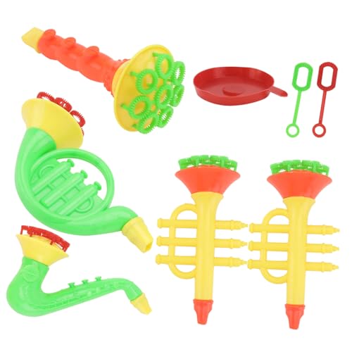 VICASKY 5 Stück Teiliges Seifenblasenmaschine Outdoor mit Musikalischem Instrumentendesign Langlebig Lustig für Zufällige Modelle für Party und Spielspaß von VICASKY