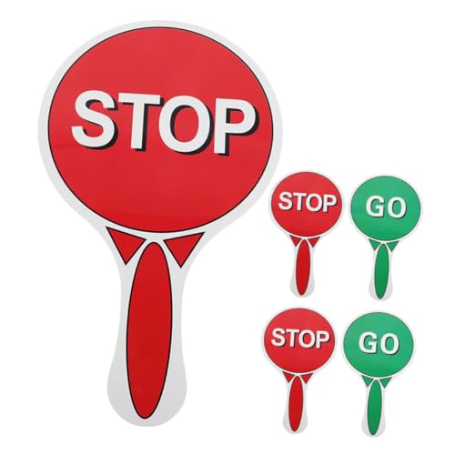 VICASKY 5 Stück Teiliges Verkehrszeichen für Beidseitigen Stop Go-signalen aus Robustem Handlich für Kindergarten und Grundschule Fördert Verkehrssicherheit und Spielerisches Lernen VICASKY 5 Stück Teiliges Verkehrszeichen für Beidseitigen Stop Go-signalen aus Robustem Handlich für Kindergarten und Grundschule Fördert Verkehrssicherheit und Spielerisches Lernen von VICASKY
