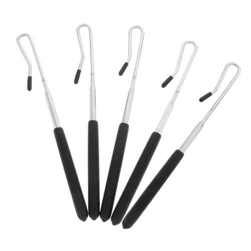 VICASKY 5 Stück Teiliges Verstellbare Ausziehbare Metall Handpuppensteuerungsstäbe Geräuscharm Präzise Kontrolle für Kleine und Große Puppenkörper Kompatibel für Realistische Aufführungen von VICASKY