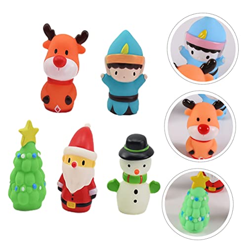 VICASKY 5 Stück Teiliges Weicher Fingerpuppen Weihnachtsmann Design Interaktives Lernspielzeug für Kleinkinder Fördert Kreativität Kommunikation und Fantasievolles Rollenspiel VICASKY 5 Stück Teiliges Weicher Fingerpuppen Weihnachtsmann Design Interaktives Lernspielzeug für Kleinkinder Fördert Kreativität Kommunikation und Fantasievolles Rollenspiel von VICASKY