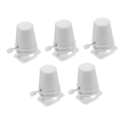 VICASKY 5 Stück Uhrwerk-Gehwerk Hand Handgemachte Ton DIY Spielzeugmechanismus Pop-up- Bewegungsspielzeug Ton-Kit Heimwerkermaterial Mini-Bewegung Plastik Grey von VICASKY