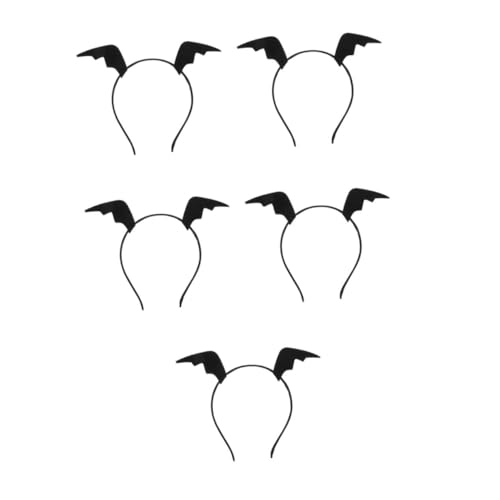 VICASKY 5 Stück Weihnachts Stirnband Kopfschmuck Halloween Fledermaus Stirnband Fledermausflügel Haarschmuck Halloween Haarreifen VICASKY 5 Stück Weihnachts Stirnband Kopfschmuck Halloween Fledermaus Stirnband Fledermausflügel Haarschmuck Halloween Haarreifen von VICASKY