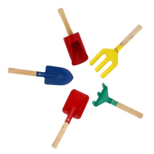 VICASKY 5 Stücke Kinder Gartenarbeit Schaufel Rechen Spielzeug Pflanzen Spielzeug Für Gartenstrand VICASKY 5 Stücke Kinder Gartenarbeit Schaufel Rechen Spielzeug Pflanzen Spielzeug Für Gartenstrand von VICASKY