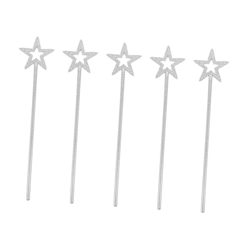 VICASKY 5 Stücke Sterne Prinzessinnen Zauberstäbe Fee Zauberstäbe Bühne Performance Wands Party Supplies von VICASKY