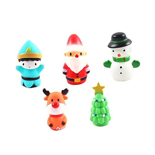 VICASKY 5 Stücke Weihnachten Vorschule Kind Puppet Für Weihnachten Puppen Mini Puppen Puppen Puppets von VICASKY