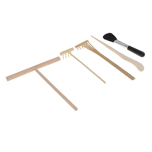 VICASKY 5-Teiliges Set Werkzeug Zahnrechen Karesansui fünfteiliges Set Bambus von VICASKY