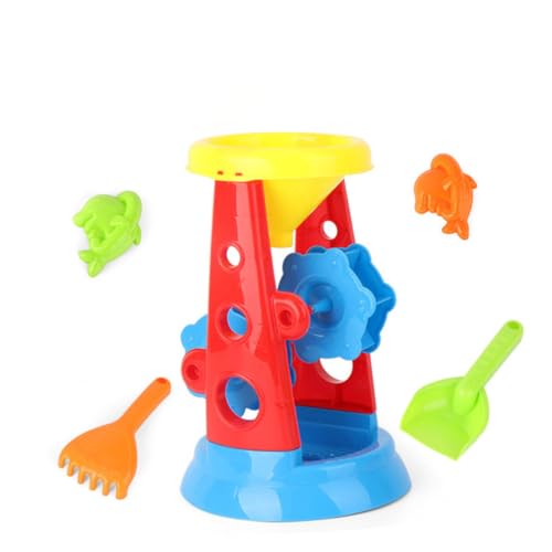 VICASKY Strandspielzeug-Set Für Kinder Plastikspielzeug Kindersicher Abs-Eimer Sanduhr Strandspielzeug Zufälliger Stil von VICASKY