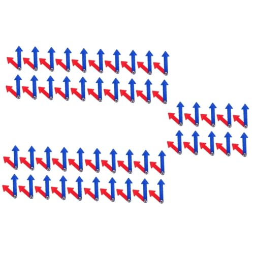 VICASKY 50 Sätze Teiliges Rotierbare Kunststoff Uhrzeiger für Zeitlernen Lernuhr Zubehör Rotierend Langlebig für Schule Zuhause DIY Unterricht von VICASKY