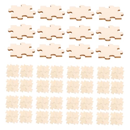 VICASKY 50 Stück DIY Holzpuzzle Leere Holzpuzzle Teile für Kreative Bastelprojekte Einzigartiges Holzspielzeug für Personalisierte Dekoration für Kunsthandwerk und Pädagogische Aktivitäten VICASKY 50 Stück DIY Holzpuzzle Leere Holzpuzzle Teile für Kreative Bastelprojekte Einzigartiges Holzspielzeug für Personalisierte Dekoration für Kunsthandwerk und Pädagogische Aktivitäten von VICASKY