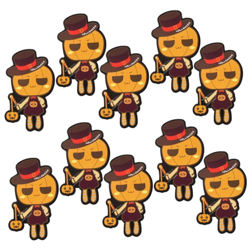 VICASKY 50 Stück Halloween Lollipop Halter Papierkarten mit Dicken Papier Süße Kürbis Mumie Hexe Motiv Stabile Süßigkeiten Dekoration für Party Geburtstag Fest und von VICASKY