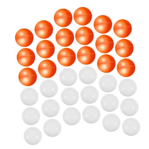 VICASKY 50 Stück Lotteriekugel Bingo-Radkäfig und Bälle Pongbälle Billard- Bingo-Maschine kleine Bingokugeln plastikball kunststoffball kunstoff Kugeln Bälle rufen Plastikkugeln PVC von VICASKY