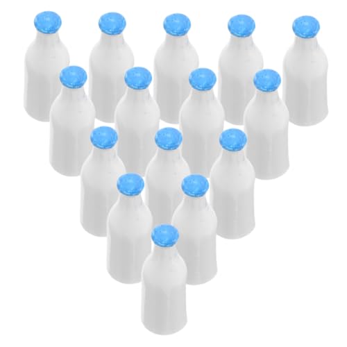 VICASKY 50 Stück Maßstab Realistische Puppenhaus Küche Dekoration Kreative DIY Accessoires für Miniaturwelt Sammlerobjekte Blau von VICASKY