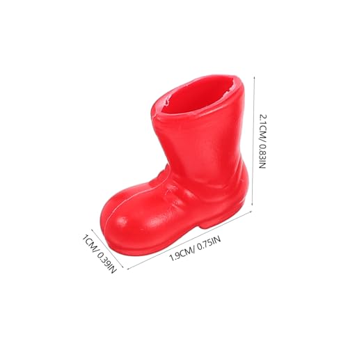 VICASKY 50 Stück Mini Weihnachtsmann Stiefel Puppenschuhe Miniatur Doll Shoes für Puppendeko und DIY Weihnachtsdeko Bunte Mischung Glatte Kanten Langlebig für Festtagsdeko VICASKY 50 Stück Mini Weihnachtsmann Stiefel Puppenschuhe Miniatur Doll Shoes für Puppendeko und DIY Weihnachtsdeko Bunte Mischung Glatte Kanten Langlebig für Festtagsdeko von VICASKY