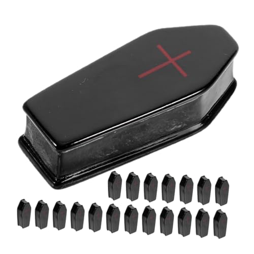 VICASKY 50 Stück Miniatur Sarg Halloween Dekorationen aus Resin Mini Coffin Mikro Landschaftsfiguren für Puppenhaus Spukhaus Requisiten Party Deko Vielseitige Grösse für Innenräume VICASKY 50 Stück Miniatur Sarg Halloween Dekorationen aus Resin Mini Coffin Mikro Landschaftsfiguren für Puppenhaus Spukhaus Requisiten Party Deko Vielseitige Grösse für Innenräume von VICASKY