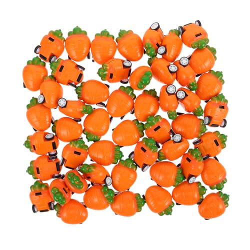 VICASKY Ostern Mini Set 50 Stück Pull Back Spielzeugautos Reibungsbetriebene Autospielzeug Für Kleinkinder von VICASKY