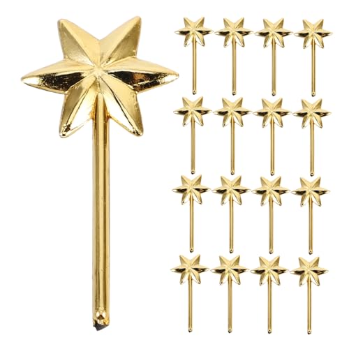 VICASKY 50 Stücke Handwerk Sticks Gold Mini Zauberstäbe für Decor Einzigartige Requisiten für Festivals Dekorationen VICASKY 50 Stücke Handwerk Sticks Gold Mini Zauberstäbe für Decor Einzigartige Requisiten für Festivals Dekorationen von VICASKY