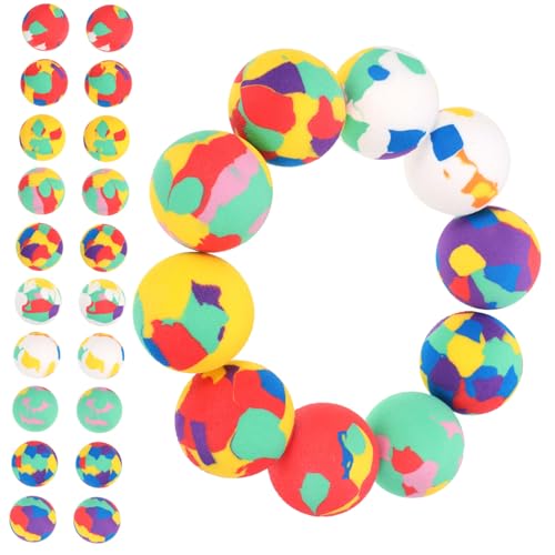 VICASKY 50 Stück Teiliges EVA Bouncy Balls Kleine Elastische Bälle Bunte Outdoor Leichte Stress Toys für Frühkindliche und Motorische Entwicklung VICASKY 50 Stück Teiliges EVA Bouncy Balls Kleine Elastische Bälle Bunte Outdoor Leichte Stress Toys für Frühkindliche und Motorische Entwicklung von VICASKY