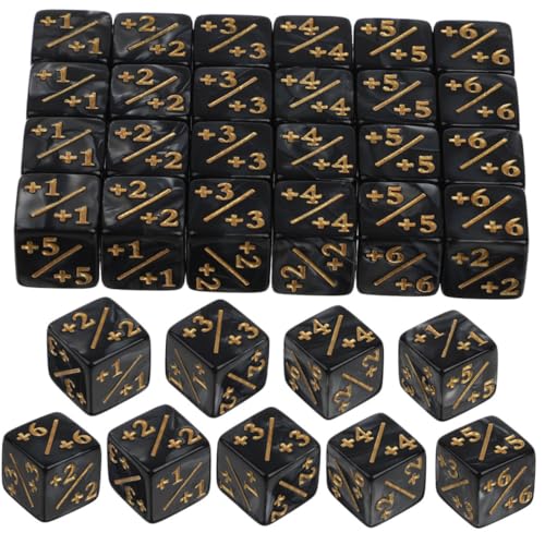 VICASKY Acryl Cosplay Würfel Set Stapeln Würfel Rolle Spielen Würfel Party Spiel Würfel Set von VICASKY
