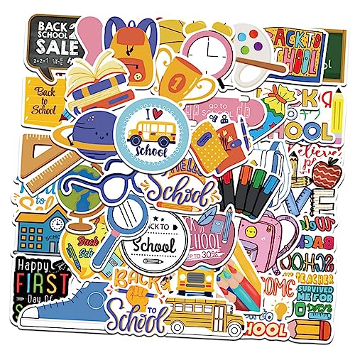 VICASKY 50 Stücke Gruß Aufkleber Zurück Aufkleber Dekorative Willkommen Ornament PVC Matte Film Druck Klasse Thema Aufkleber VICASKY 50 Stücke Gruß Aufkleber Zurück Aufkleber Dekorative Willkommen Ornament PVC Matte Film Druck Klasse Thema Aufkleber von VICASKY