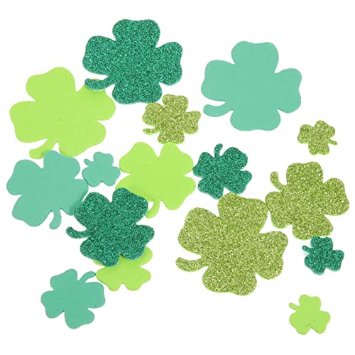 VICASKY 500 Stück Aufkleber Mit Vier Blättern Kleeblatt Aufkleber In Großpackung Für DIY Dekoration St Patrick's Day Aufkleber Kleeblatt Aufkleber Für Dekoration St von VICASKY