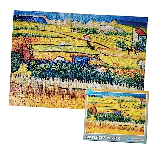 VICASKY 500 Stück zabawki stymulujące rozwój Educational Toys Lernspielzeug für Kinder Erwachsene Puzzle Spielzeuge Kinderspielzeug pädagogisches Puzzle Papierpuzzle beiläufig von VICASKY