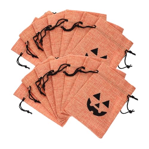 VICASKY 50Stücke Halloween Kordelzugtaschen Süßigkeiten Aufbewahrungstaschen mit Kürbis für Halloween Feiern und für Leckereien und Snacks VICASKY 50Stücke Halloween Kordelzugtaschen Süßigkeiten Aufbewahrungstaschen mit Kürbis für Halloween Feiern und für Leckereien und Snacks von VICASKY