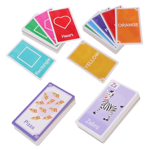 VICASKY 58 Stück Karteikarten zur Früherziehung Lernkarten Kindergarten Karteikarten Lernen Lernspielzeug für Kleinkinder Nummer Flash-Karten Alphabet-Karte Zahlen -Lernspielzeug Papier VICASKY 58 Stück Karteikarten zur Früherziehung Lernkarten Kindergarten Karteikarten Lernen Lernspielzeug für Kleinkinder Nummer Flash-Karten Alphabet-Karte Zahlen -Lernspielzeug Papier von VICASKY
