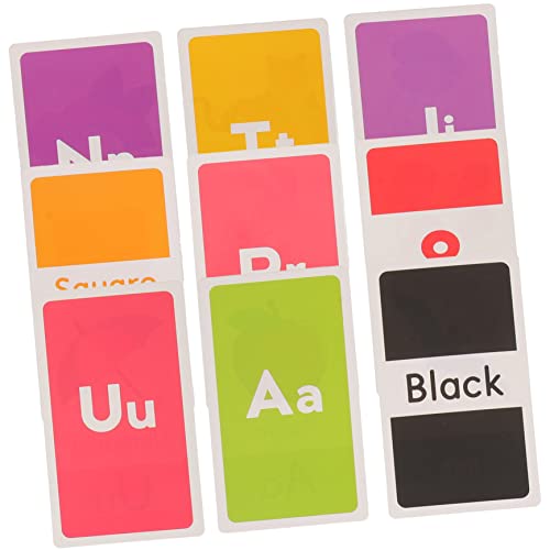 VICASKY 58st Alphabet-Karten Lernspielzeug Für Kleinkinder Erinnerung An Einjähriges Magnete Für Lernkarten Für Den Kindergarten Lernen Punkt Colorful Papierstau von VICASKY