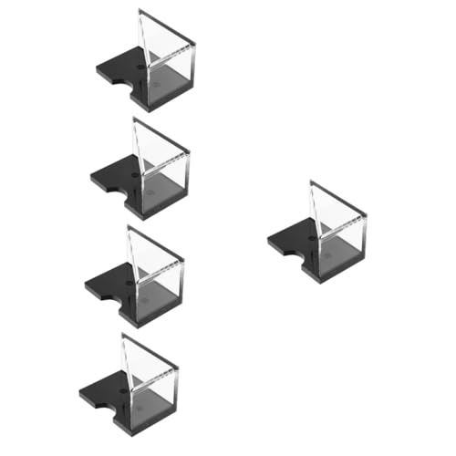 VICASKY 5Er-Box Schürhaken-Rack-Abfallbox Spielkartenständer aus Acryl Aufbewahrungsorganisator für Pokerkarten Spielzeug Kartenspielen Leere Aufbewahrungsboxen Pokerboxen von VICASKY